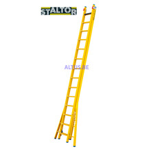 2-delige GVK opsteekladder 2x14 sporten verbrede basis opengaande bomen