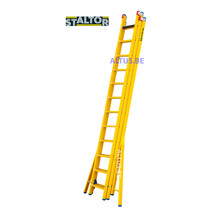 3-delige GVK opsteekladder 3x12 sporten verbrede basis opengaande bomen