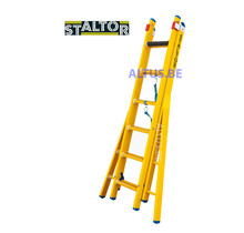 2-delige GVK omvormladder 2x6 sporten verbrede basis opengaande bomen