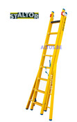 2-delige GVK omvormladder 2x8 sporten verbrede basis opengaande bomen