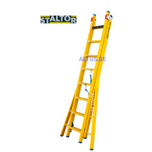 2-delige GVK omvormladder 2x8 sporten verbrede basis opengaande bomen