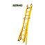 STALTOR 2-delige GVK omvormladder 2x9 sporten verbrede basis opengaande bomen