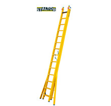 2-delige GVK omvormladder 2x14 sporten verbrede basis opengaande bomen