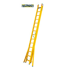 2-delige GVK omvormladder 2x14 sporten verbrede basis opengaande bomen