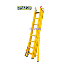 3-delige GVK omvormladder 3x8 verbrede basis opengaande bomen