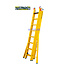 STALTOR 3-delige GVK omvormladder 3x8 verbrede basis opengaande bomen