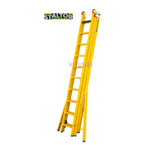 3-delige GVK omvormladder 3x10 verbrede basis opengaande bomen