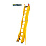 STALTOR 3-delige GVK omvormladder 3x10 verbrede basis opengaande bomen