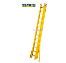 3-delige GVK omvormladder 3x13 verbrede basis opengaande bomen