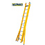 STALTOR 2-delige GVK omvormladder 2x10 alu sporten verbrede basis opengaande bomen