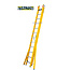 STALTOR 2-delige GVK omvormladder 2x12 alu sporten verbrede basis opengaande bomen
