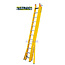 STALTOR 3-delige GVK omvormladder 3x12 alu sporten verbrede basis opengaande bomenv