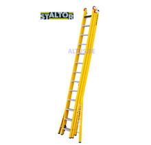 3-delige GVK omvormladder 3x13 alu sporten verbrede basis opengaande bomen