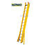 STALTOR 3-delige GVK omvormladder 3x13 alu sporten verbrede basis opengaande bomen