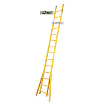 Enkele GVK ladder 14 sporten  verbrede basis opengaande bomen