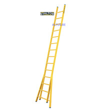 Enkele GVK ladder 14 sporten  verbrede basis opengaande bomen