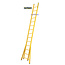 STALTOR Enkele GVK ladder 14 sporten  verbrede basis opengaande bomen