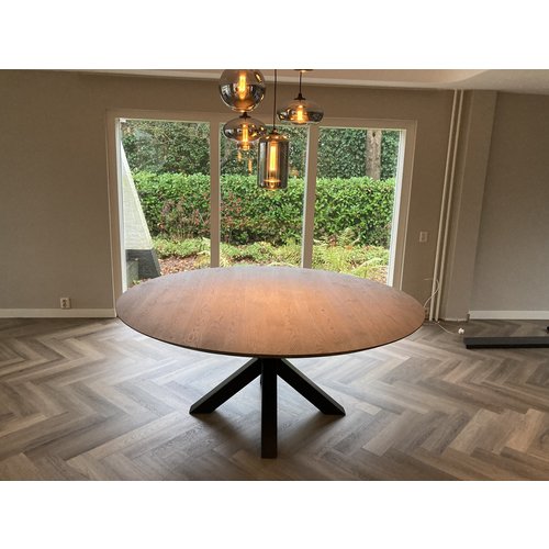 Eettafel Elarin | Rond | Eiken