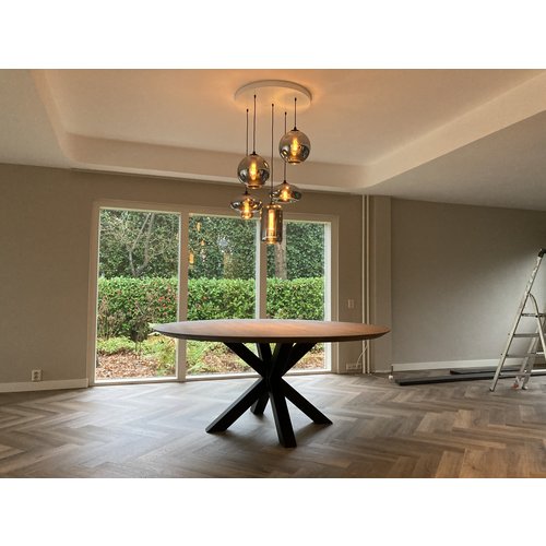 Eettafel Elarin | Rond | Eiken