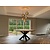 Ronde tafel met facet rand