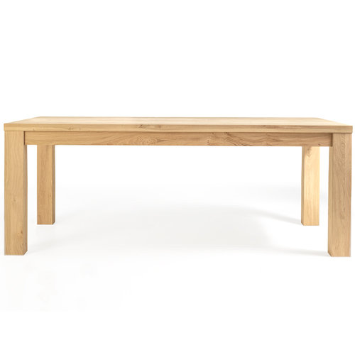 Eettafel Selvian | Rechthoek | Licht eiken