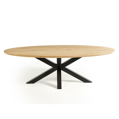 Ovale eettafel op maat gemaakt