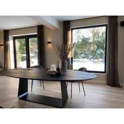 Eettafel Avelin | Ovaal | Zwart