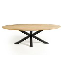 Eettafel Liora | Ovaal | Licht eiken