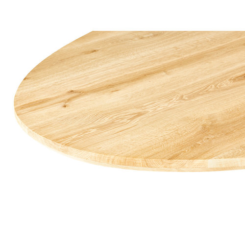 Eettafel Liora | Ovaal | Licht eiken