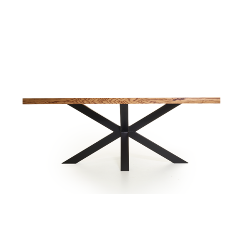 Zebrano eettafel Miko | Rechthoek | Hoogglans