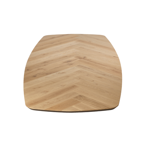 Navin | Licht eiken visgraat tafel