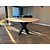 Licht eiken ronde tafel met facet rand