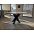 Licht eiken ronde tafel met facet rand