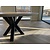 Licht eiken ronde tafel met facet rand