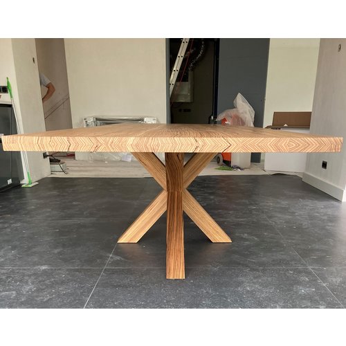 Zebrano eettafel Miko | Rechthoek | Mat