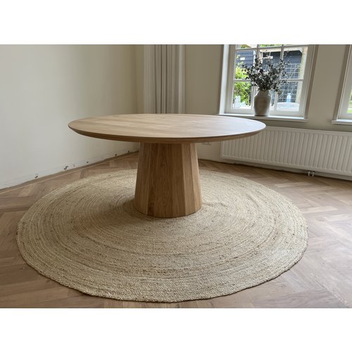 Eettafel Bruno | Rond | Licht eiken