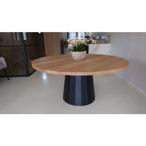Eettafel Bruno | Rond | Licht eiken