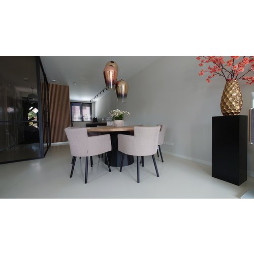 Eettafel Bruno | Rond | Licht eiken