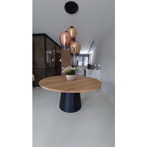 Eettafel Bruno | Rond | Licht eiken