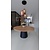 Ronde houten tafel met zwarte houten poot