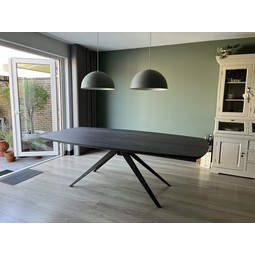 Eettafel Merin | Deens ovaal | Donker eiken