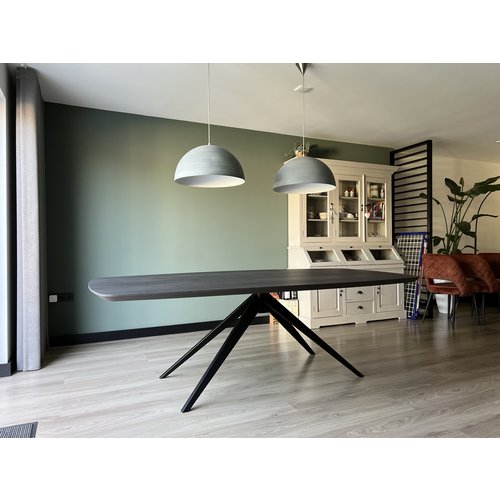 Eettafel Merin | Deens ovaal | Donker eiken