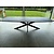 Deens ovale visgraat tafel zwart