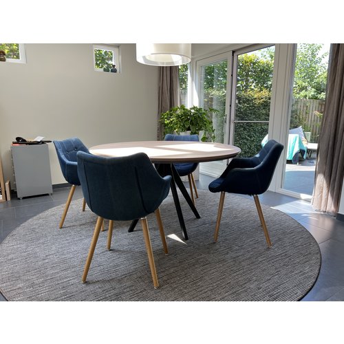 Eettafel Goron | Rond | Eiken