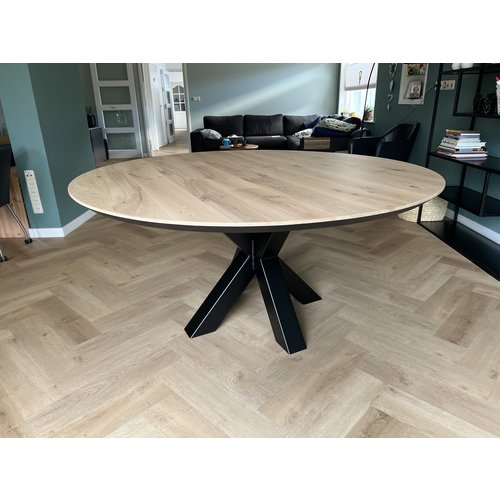 Eettafel Elarin | Rond | Nature white