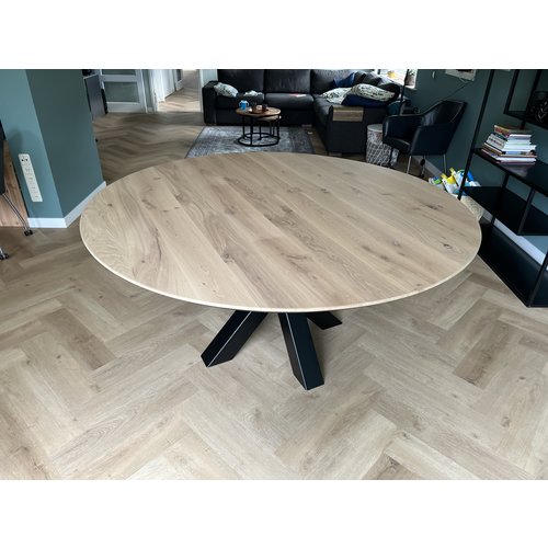 Eettafel Elarin | Rond | Nature white