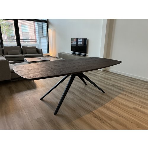 Eettafel Merin | Deens ovaal | Donker eiken