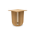 Ronde eiken design tafelpoot