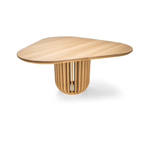 Eettafel Luvia | Driehoek | Licht eiken