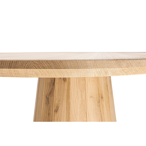 Eettafel Bruno | Rond | Licht eiken